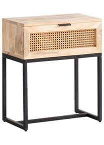 Nachttisch WL6.809 ca.50x60x30cm Mangoholz massiv