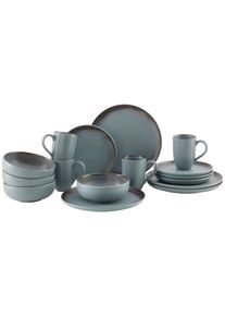 Kombiservice Gizzy Gr&uuml;n/Schwarz, 16-teilig