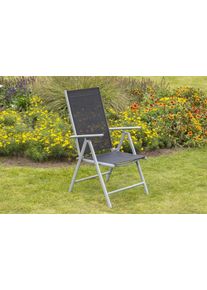 Gartensessel "Amalfi" klappbar verstellbar Metall/Textil