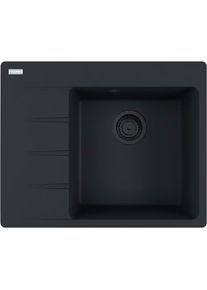 Franke Sp&uuml;le Centro, Schwarz Becken Links