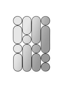 Wandspiegel ARCO Metallrahmen schwarz