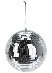 Dekokugel Disco Silberfarben