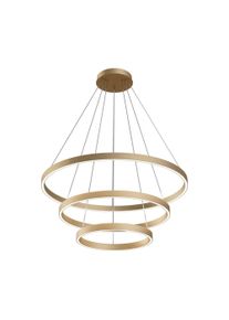 Maytoni Pendelleuchte Rim Messingfarben max. 115 Watt