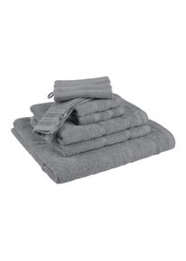 Frottierset Melanie Anthrazit, 7-teilig