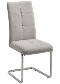 Schwingstuhl Lucie Sandfarben Webstoff Gepolstert