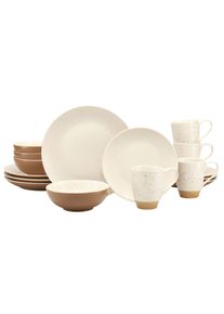 Creatable Kombiservice Sand Dunes aus Keramik, 16-teilig