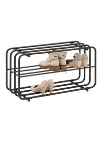 Schuhregal Pipe Schwarz
