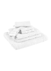 Frottierset Melanie Wei&szlig;, 7-teilig