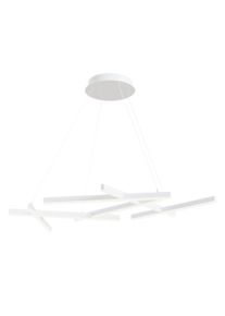 Maytoni Pendelleuchte Line Wei&szlig; max. 79 Watt