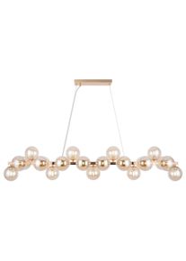 Maytoni Pendelleuchte Dallas Goldfarben max. 28 Watt