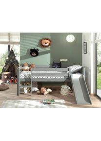 Vipack Spielbett 'Pino', 90x200 cm, grau