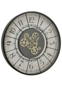 Wanduhr Metropol II in Grau/Wei&szlig; &Oslash; ca. 57cm