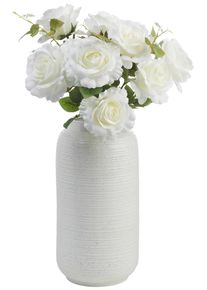 Dekovase Dunes in Wei&szlig; &Oslash; ca. 20,5cm