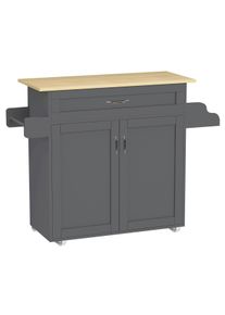 Servierwagen Pastano ca. 114x89 cm Anthr./Eiche