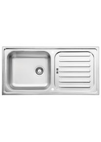 respekta Sp&uuml;le 3101000500100-80 100x17,5x50cm Edelstahlfarben