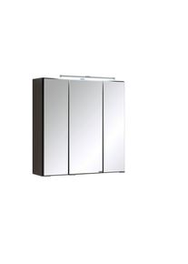 Held Spiegelschrank Cardiff mit Dreht&uuml;ren ca. 60x64 cm Grau