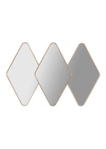 Wandspiegel Angolo Goldfarben Metallrahmen