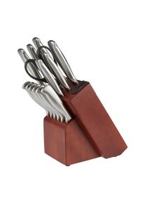 Messerblock Suzie Braun/Edelstahlfarben