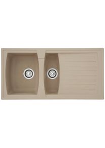 respekta Einbausp&uuml;le Boston ca. 100x20x50 cm Beige