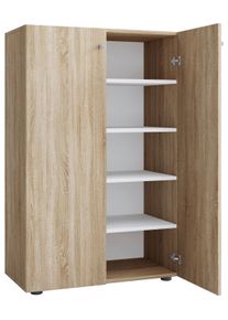 Schuhschrank Lona XL ca.70x110x39cm Eiche Dekor