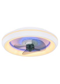 Globo Deckenventilator Joey Opal/Wei&szlig;/Grau