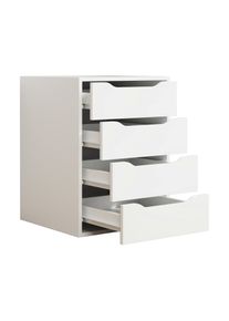 Nachtk&auml;stchen Malira M ca. 46x61 cm Wei&szlig;