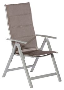 Gartensessel klappbar Taviano Metall/Textil