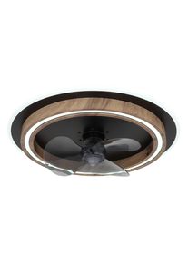 Globo Deckenventilator Bozan Opal/Schwarz/Dunkelbraun