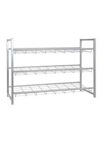 Schuhregal aus Metall