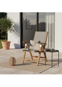 Gartensessel Acapulco Akazie/Textil klappbar