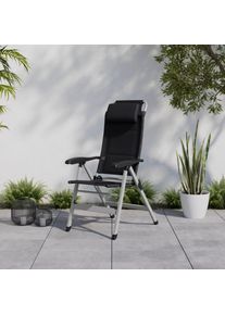 Gartenstuhl Geri Schwarz/Silberfarben