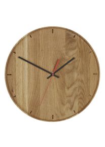 Wanduhr Eichefarben