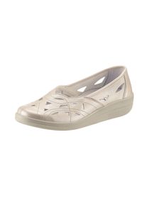 Aco Damen Slipper in taupe ,Gr&ouml;&szlig;e 37, Witt, 100% Glattleder