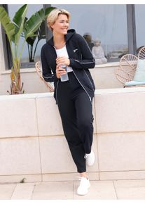 Damen Freizeitanzug mit Kapuze in marine ,Gr&ouml;&szlig;e 36/38, Witt, 60% Baumwolle, 40% Polyester