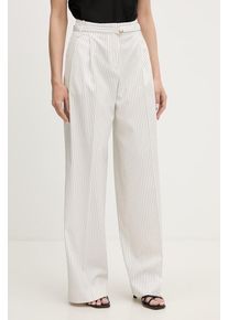 HUGO pantaloni de costum pentru femei, cu v&acirc;scoză Hejuly