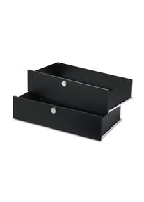 Tchibo - Schubladenerg&auml;nzungs-Set Metall &raquo;Cn3&laquo; - 70x35x15cm - schwarz - Stahl / Metall / Metall