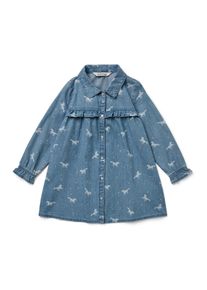 Tchibo - Kinder-Jeanskleid - M&auml;dchen - Gr. 98/104 - wei&szlig;