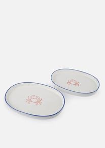 bonprix Formă pentru copt tarte/sufleuri (set/2 buc.), alb, onesize