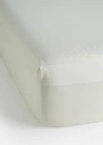 bonprix Cearșaf elastic Perkal, gri, 200/200 cm