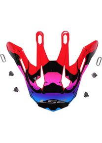 LS2 MX708 Wash, pic , couleur: Noir/Fuchsia/Bleu/Rouge