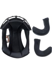 LS2 OF599, lining/cheek pads , color: Black , size: L