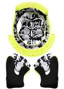 LS2 MX437 Junior, doublure/coussinets des joues , couleur: Jaune N&eacute;on , taille: M