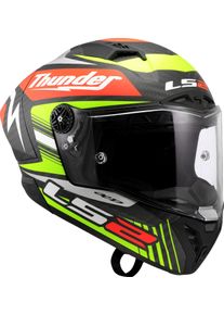LS2 FF805 Thunder GP Aero Replica Black, full face helmet , color: Black/Neon-Yellow/Red , size: XL