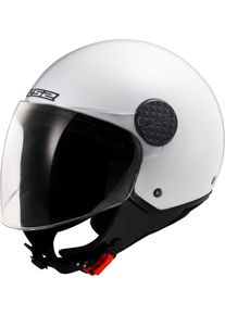 LS2 OF558 Sphere Lux II Solid, kask odrzutowy , kolor: Biały , rozmiar: XS