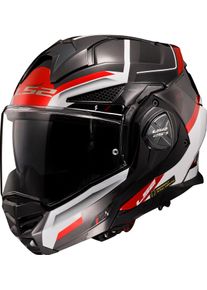LS2 FF901 Advant X Spectrum, kask modułowy , kolor: Czarny/Biały/Czerwony , rozmiar: XS