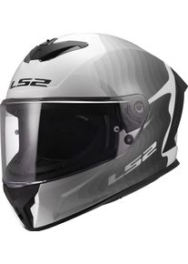 LS2 FF820 Rapid III Flow, full face helmet , color: White/Grey/Black , size: XXL