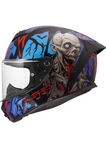 LS2 FF820 Rapid III Zombie II, full face helmet , color: Black/Blue/Red/Grey , size: XS