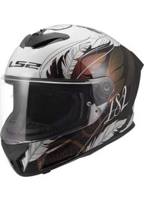 LS2 FF820 Rapid III Boho, full face helmet , color: White/Black/Pink , size: S