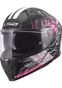 LS2 FF811 Vector II Darflo, full face helmet , color: Matt Black/Pink , size: L