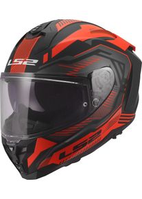 LS2 FF817 Challenger II Dravix, full face helmet , color: Matt Black/Grey/Red , size: XXS